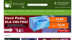 Desktop Screenshot of dentalmoema.com.br