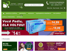 Tablet Screenshot of dentalmoema.com.br